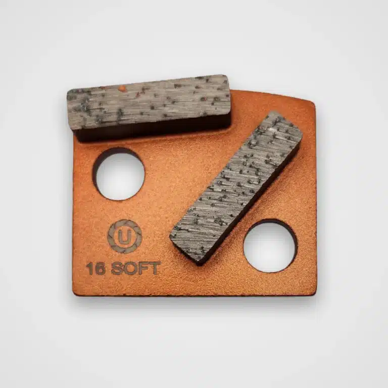 UGRIND 2-Holes Magnetic Soft Bond 16 grit 2 Segments Diamond Tooling