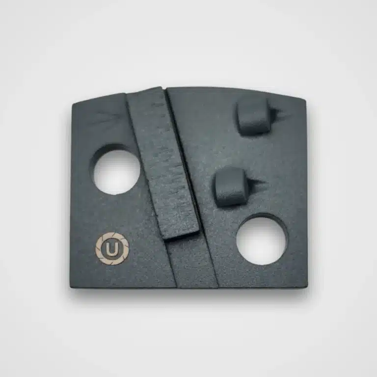 UGRIND 2-Holes Magnetic T-Rex 2PCS 1_4 PCD + 1BAR Segment R Diamond Tooling