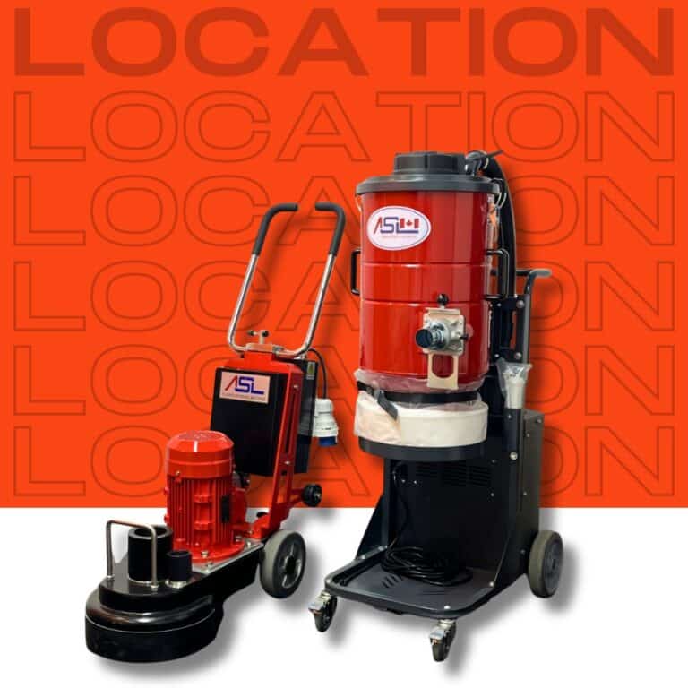 ASL Concrete Grinder & Vacuum